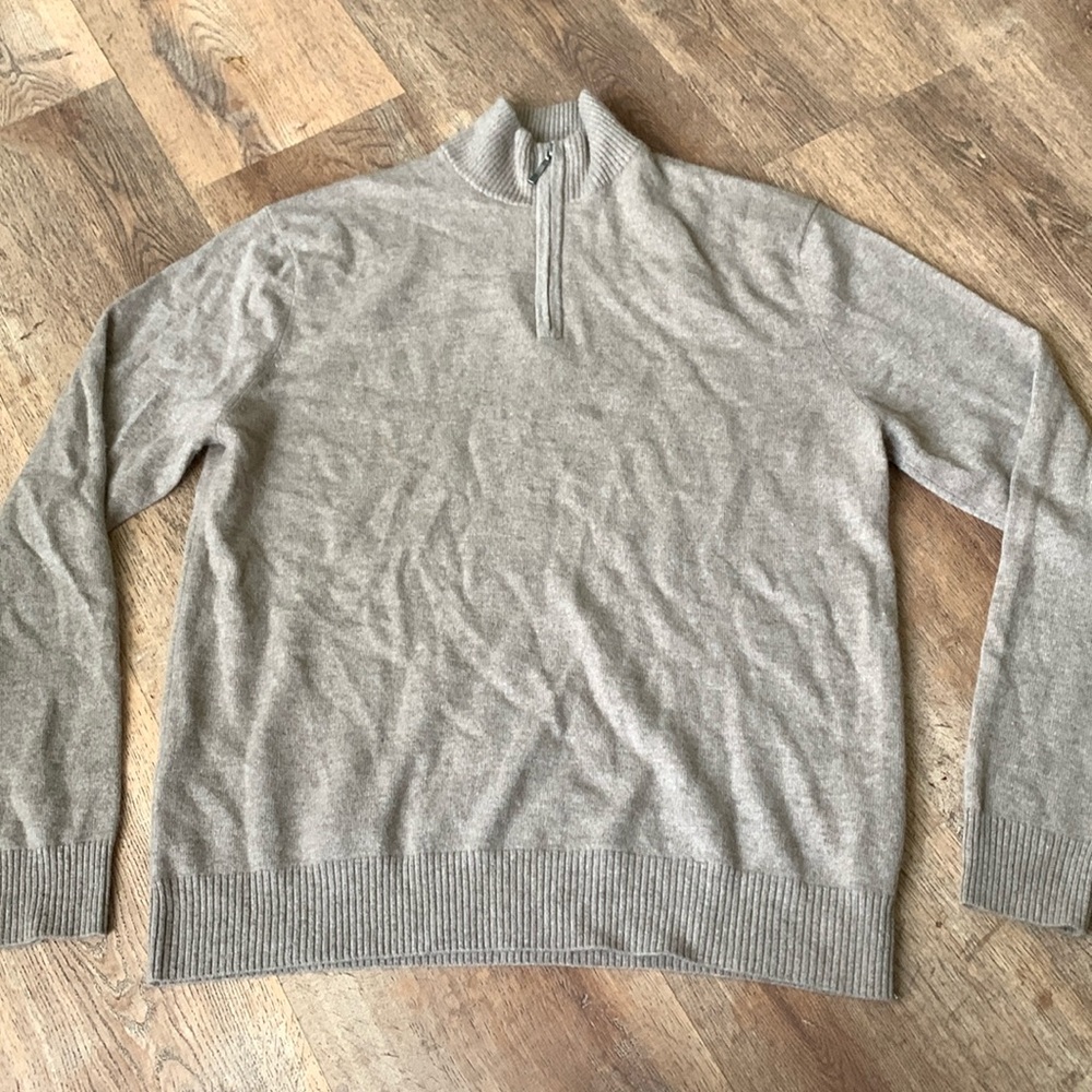 Qi Men’s 100% Cashmere Sweater Sz XL